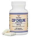 CDP Choline (Citicoline) Tamam, Farm Grade, Üçüncü Parti Test Edildi (60 Capsules 300 mg)