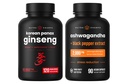 NutraChamps Koreli 185 Capsules ve Ashwagandha Capsules 2 Pack