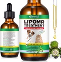 Lipoma Treatment Targets Guard for Dogs Lumps and Bumps 2 fl.oz, Lipoma Treatment for Dogs Cats, Soften Fatty Lumps & Bumps, Castor Oil for Pets, Supplements Lipoma Reduction, Immune Support