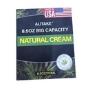8.5 Oz Natural Cream, Büyük Kapasite - Tüm Doğal Formula - Absor Hızlı