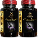 Joint Matrix PRO Complex - Knee and Joint Supplements, Full Joint and Musculoskeletal Support Matrix, Daily Wellness Blend - 2 Bottles
