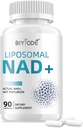 Liposomal Resveratrol ile NAD Supplement – 900 mg NAD Poker için Quercetin Phytosome For Energy, Focus & Health Aging – Cep Destekleri Yetişkinler 30+ – 80 Capsules, 40-Day Supply