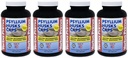 Yerba Prima Psyllium Husks Caps - 180 caps (Pack of 4) - Natural Fiber Supplement - Non-GMO Gluten Free