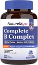 Tamam B Kompleksi, Tüm 8 B Vitamini, Metil B12, Metil Folate, Biotin, P-5-P, Highly Absorbable, Energy Production, 60 Vegan Caps