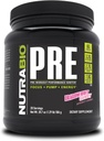 NutraBio PRE Workout Toz - Eski Formula- Sustained Energy, mental Focus, Endurance - Alanine, Kretine, Caffeine, Electrolytes - 20 Hizmet - Ejderha Candy