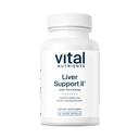 Vital Nutrieants Liver Support II with Picrorhiza, Milk Thistle and Curcumin | Vegan Supplement | Herbal Kombine Sağlıklı Canlı Fonksiyonları Desteklemek * | Gluten, Süt ve Soy Free | 60 Capsules