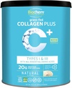 Biochem Collagen Plus Protein - 1.4lb - Natural Flavor - 20g of Collagen Protein Powder - Promotes Hair, Skin, Nail, Joint & Bone Health - Amino Acid - Keto-Friendly - Soft Tissue Support