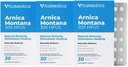 VitaMedica Arnica Montana F 30X Tabletleri Bruising Pain and Swelling | Plantive Formula | Plastik Cerrahlar tarafından önerilen | Doğal Kurtarma Cerrahisi veya Yararlı | 3 Paket | 45 Hizmet