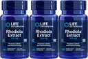 Life Extension Rhodiola Extract, 60 Vegetarian Capsules (Pack of 3)