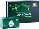 Green Vegetable Omega 3 Plus Omega 6,7,9, Made From Purslane And Perilla Seeds. It Contains Over 61% Concentration of ALA Omega 3-The Highest Possible Without Chemical Additives