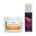 Jigsaw Health Sche | Adrenal Cocktail, 60 Hizmet (Jar), ve MagRelief, 5 Ounces (Lotion)