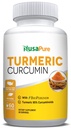 NusaPure Turmeric Curcumin 600 mg 60 Capsules Turmeric 95% Curcuminoids Dietary Supplement