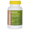 Noor Vitamins 500 MG Halal Vitamin C Chewable Tablets + Rose HIPS and Antioxidants I Supports Immune System I Vegan, Gluten Free & Halal Vitamin 60 Orange Flavored Chewable Tablets I 2 Month Supply