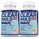Justified Laboratories (2 Pack) Clear Nails Plus Max Pills 40 Milyar CFU Probiyotik 60 Capsules