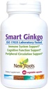NEW ROOTS HERBAL Smart Ginkgo Supplement, 60 Vegetable Capsules, Immune System & Cognitive Support