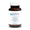 Metabolik Bakım PS-100 Phosphatidylserine, 100 mg - Normal Bellek + Bilişe Yardımcı olmak için Tamam, Restful Sleep (60 Softgels)