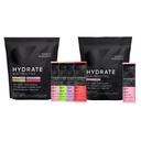 Sports Research Hydrate Electrolytes Combo Pack - Sugar-Free & Naturally Flavored with Vitamins, Minerals, and Coconut Water - Supports Hydration - 32 Packets - Raspberry Lemonade Dominant Flavor