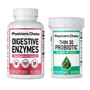 Doktor CHOICE - Beat Bloat + Support Kilo Management Sche: Digestive Enzymes 180ct + İnce-30 Probiyotik 60ct - Value Pack