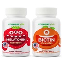 Çocuklar Melatonin 1 mg Chewables + Biotin 5000