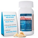 Zamanlı Dual Action Acetaminophen 250 mg ve Ibuprofen 125 mg - Genric Pain Reliever, Ateş Tespiti, Baş Ağrı, Menstrual Pain, Tooth Aches, Kas Ache, Arthritis Pain Relief - 144 Count