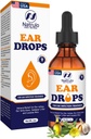 Natural Ear Drops for Ear Infection – Herbal Eardrops for Adults, Children & Pets – Soothes Discomfort, Ear Aches, Itchy Ears, Swimmer's Ear, & Loosens Wax – Kids Safe Ear Oil Made in USA (2 Oz)