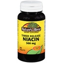 Nature's Blend Niacin Timed Release Tabletleri, 500 mg, 100 Ct (2 Pack)