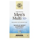 Solgar One Daily Men's Multi 50+ Whole Body Support for Men 50 and Older Highly Absorbable Gecikmiş Yayın Kalp, Enerji, Stres, Kas, Bone, Prostate Support Vitamin 60 Vegan Capsules, 60 Hizmetler