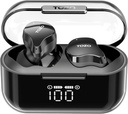 TOZO T18 Kablosuz Earbuds Bluetooth Kulaklıklar 5.3, IPX8 Su Kulakları Buds, 4 Mic Clear Call Long Playtime with LED Digital Display Şarj Vakası, Stereo Bass Sound 32 Özel EQ via APP