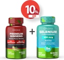 ORZAX Premium BTC 120 Vegatable Capsules ve Selenium 200 Mg 180 Vegatable Capsules, Schen