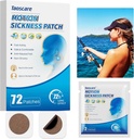 Motion Sickness Patches, Sea Sickness Patch for Cruise, Non-Drowsy, Car/Ships/Airplane/Amusement Park Trip Sick Relief, Travel Essentials for Kids and Adults (72 Count)