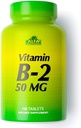 ALFA VITAMINS Vitamin B2 (Riboflavin) 50 mg Supplement, Supports Energy Production, Skin, Eyes & Cognitive Health, Non GMO, Gluten Free, Diyetary Supplement for Daily Health and Well-Being 100 Tablets