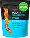 LEGION Plant+ Vegan Protein Powder, Rice and Pea, Plant Based Protein Blend. Gluten Free, GMO Free, Naturally Sweetened and Flavored, 20 Servings, 2 Lbs (Salted Caramel)