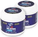 Blue Goo Pain Relieving Gel - Back,Boy, Kas ve Ortak Ağrı için, Hızlı Yol Soğutma ve Soothing Relief ile 100% Pure Emu Oil, 4 oz (2 Pack)