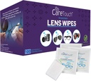 Göz gözlükleri için Touch Lens Wipes - 100 Kont Bireysel olarak Pre- Moistted Wipes, 5 x 6 Perfect- Kamera Lensi, Güneş gözlükleri ve Gözlükleri Daha Temiz, - Optik Cihazların Temizlikları için Animasyon