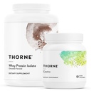 THORNE - Performance Whey Protein Isolate & Creatine Combo - Boost Muscle Support and Energy - NSF Certified for Sport - 30 to 90 Servings