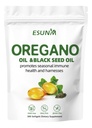 Oregano Softgels, Oregano Oil with Black Seed Oil Promosyons Mevsim Immune Health and Harnesses, Oregano Oil Supplement Capsules, Non-GMO, Gluten Free, 300 Softgel Capsules Diyet