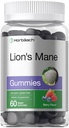 Horbäach Lion's Mane Supplement | 60 Vegan Gummies for Adults | Non-GMO and Gluten Free