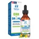 Kulak Enfeksiyonları için küpeler – Tüm Doğal Mullein Garlic Yağı Earaches, Mayomer'in Kulakları, Klonlanmış Kulaklar, Earwax Removal ve Itchy Ears – Ear Care Treatment for Yetişkinler, Children and Pets, Made in USA