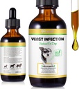 Natural Yeast Infection Treatment for Dogs - Supports Healthy Itch Relief & Inflammation - Dog Ear Infection Treatment & Allergy Relief - Itch Relief for Dogs, Dog Ear Treatment for Infections-2 fl oz