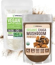 XPRS Nutra Organik Chaga Toz 4 Ounce with Scale 00 Pre-Separated Boş Capsules (100 Count) Sche