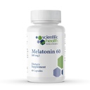 Melatonin 60 mg | High Dosage Melatonin in Easy-to-Swallow Capsules | Vegan, Non-GMO & Gluten-Free | US- Made Extra (Single)