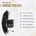 Himalayan Shilajit Resin for Women | 100% Pure, Gold Grade & Lab Tested | Boosts Energy, Immunity & Vitality with Fulvic Acid & 85+ Minerals | 30g of Premium Wellness