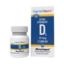 Superior Source Vitamin D3 1000 IU - Immune System, Brain & Nervous System Support - Diş ve Bone Health - Bariatric Friendly - 100 Sublingual Discrypt Tabletleri - 100 Sublingual Dis