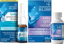 Mommy's Bliss Baby Probiotic Drops Everyday for Digestive and Immunity Health, 30 Servings (Pack of 1) with Fast-Acting Baby Gas Relief Drops 100 Servings (Pack of 1)