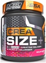 SSA Tinatine Monohidrat Toz D-Ribose ile Kas Kazanma ve Volumization, Hızlı Kas Kurtarma | Pure Micronized Kretine | Zaman Yayını | 1.2lb (Melon Candy)