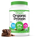 Orgain Organic Vegan Protein Toz, Kremy Chocolate Fudge - 21g Plant Protein, 6g Prebiyotik Fiber, Low Net Carb, No Lactose Materialss, No add Sugar, Non-GMO, For Shakes & Smoothies, 2.03 lb