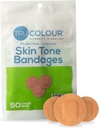 Tru-Colour Skin Tone Spot Bandages, Resealable Bag (50 Count) - Esnek, Su ısıtıcısı, PFAS-Free Prestige Strips Fırkaları Korumaya Yardım Ediyor, Pimples, Pokes - Zeytinyağı