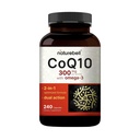 NatureBell CoQ10 300 mg with Omega 3, 240 Capsules - 120 Gün Supply | Stable High Abase Form - Antioksi Support for Heart & Energy Health - Ekstra Strength Coenzyme Q10 Supplement
