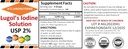 2 x 1 OZ Pack A2Z Organik Lugol'un Iodine ve Pids Iodide 2 Çözüm 3000 mcg - Dia Supplement Drops for Yourroid Support for Women & Men, Metabolism Health, Detox Boost - 2 x 1 Fl Oz/USA