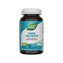 Nature's Way Fiber Delights, Supports Digestive Regularity*, 4 Grams per 2-Tablet Serving, with Oat Hull & Prebiotic Blend, Vanilla Flavored, 60 Chewable Tablets (Packaging May Vary)